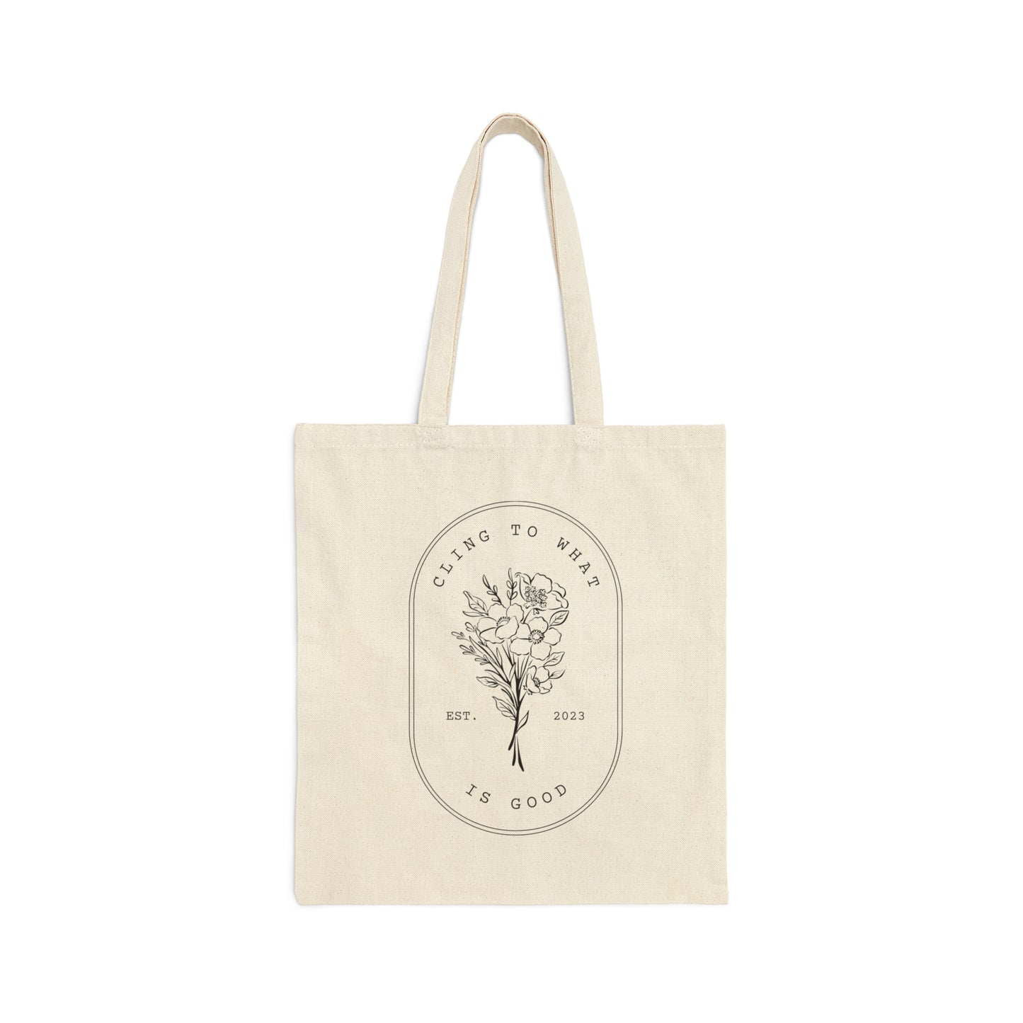 Cotton Canvas Tote Bag