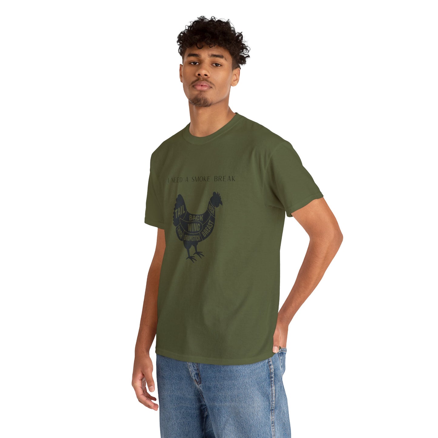 Smoke Break Heavy Cotton Tee