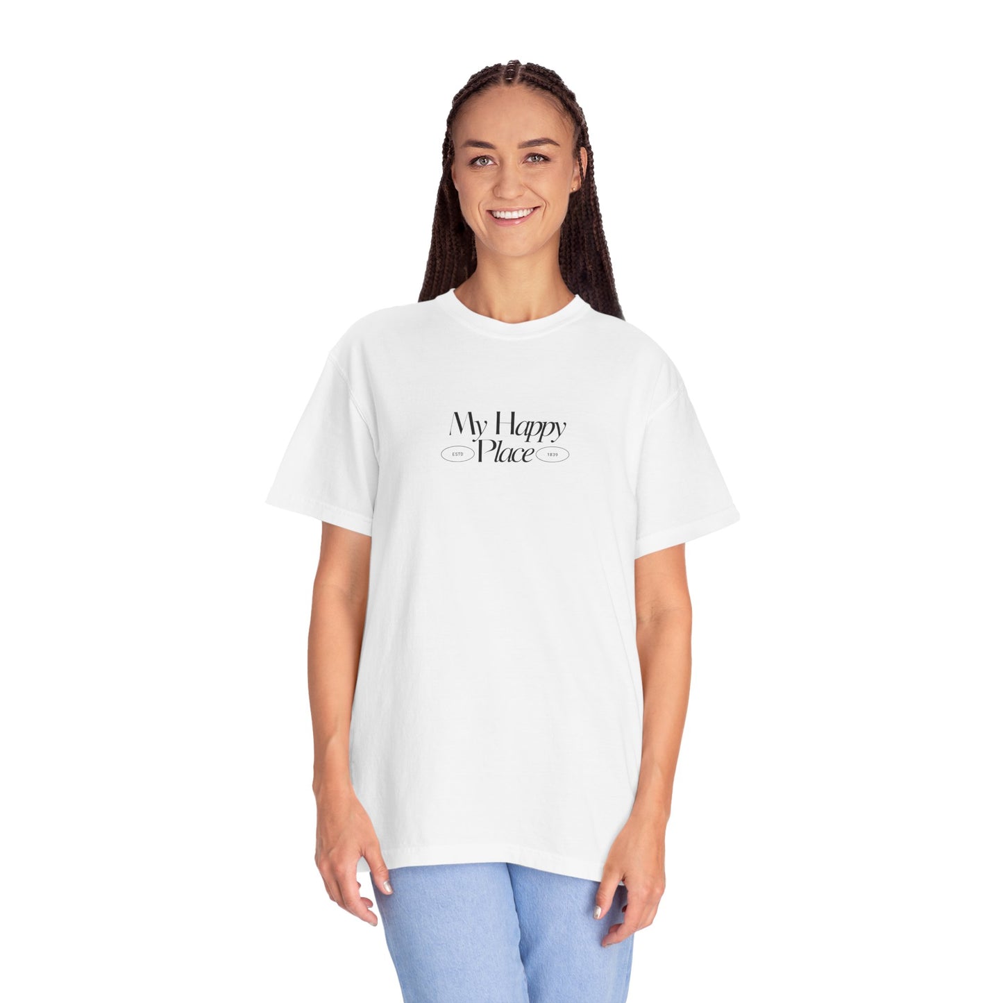 My Happy Place Unisex Baseball Tee